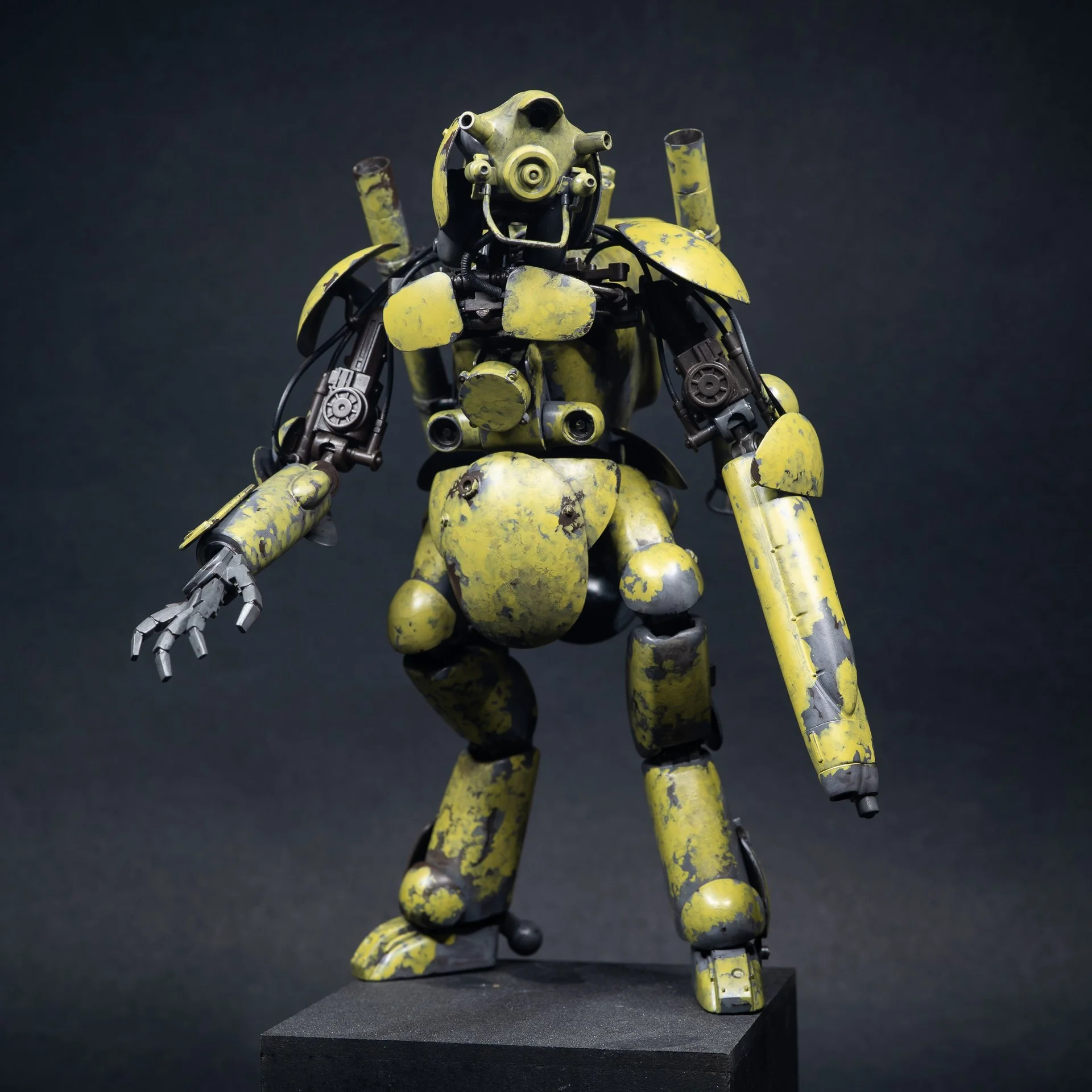 Miniature Painting Maschinen Krieger Großer Hund Early Type Paint